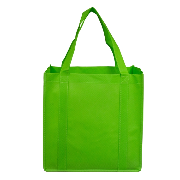 12-1/2"W x 13"H x 8"Gusset - "MEGA" Grocery Shopping Tote Bag 46
