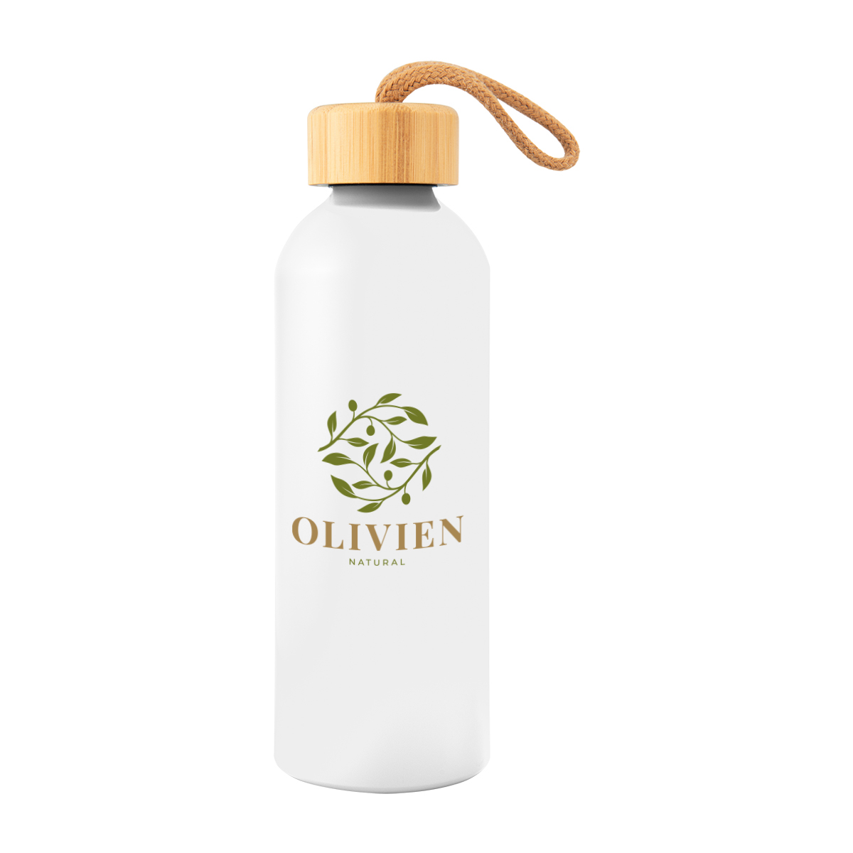 25 Oz. Blaire Recycled Aluminum Bottle With Bamboo Lid, custom water bottle with logo imprint 17