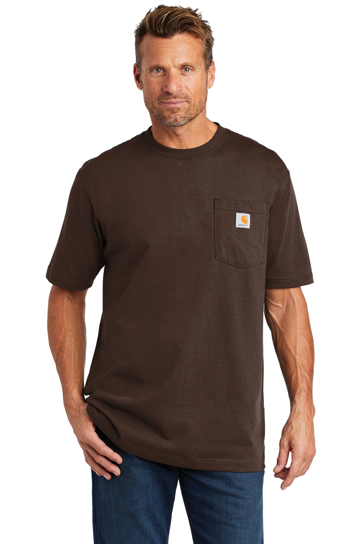 Carhartt Tall Workwear Pocket Short Sleeve T-Shirt. CTTK87 8