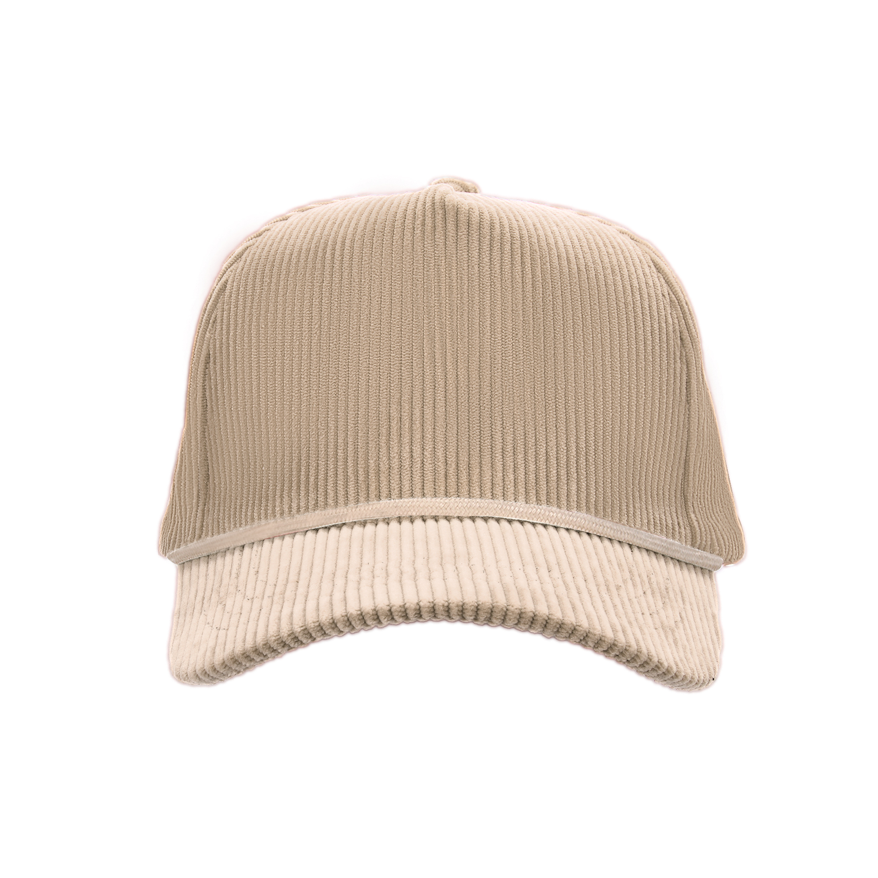5 Panel Corduroy Sports Cap With Rope Visor And Adjustable Brass Buckle 11