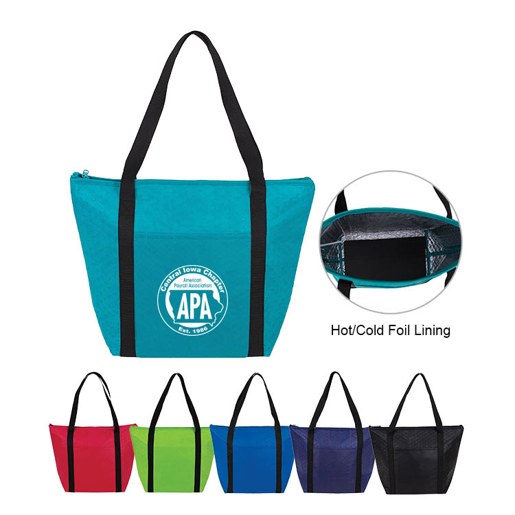 90+GSM Non-Woven Zipper Cooler Tote bag 6