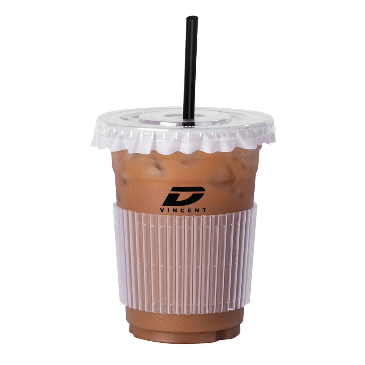 16 oz Clear Plastic Disposable Heat Resistant Coffee Cup 6