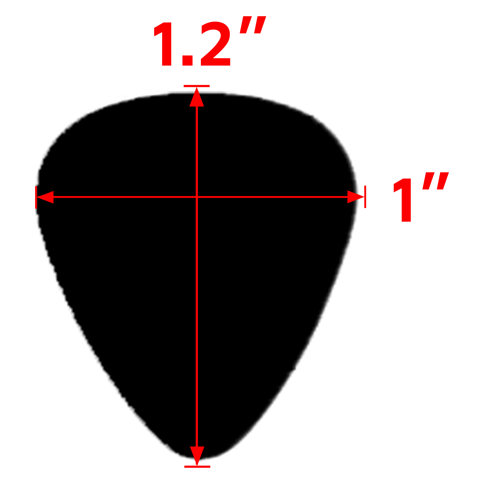 Durable Celluloid Plectrum for Guitar Bass 4