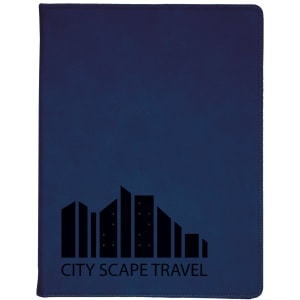 9 1/2" X 12" Laserable Leatherette Portfolio With Notepad 10