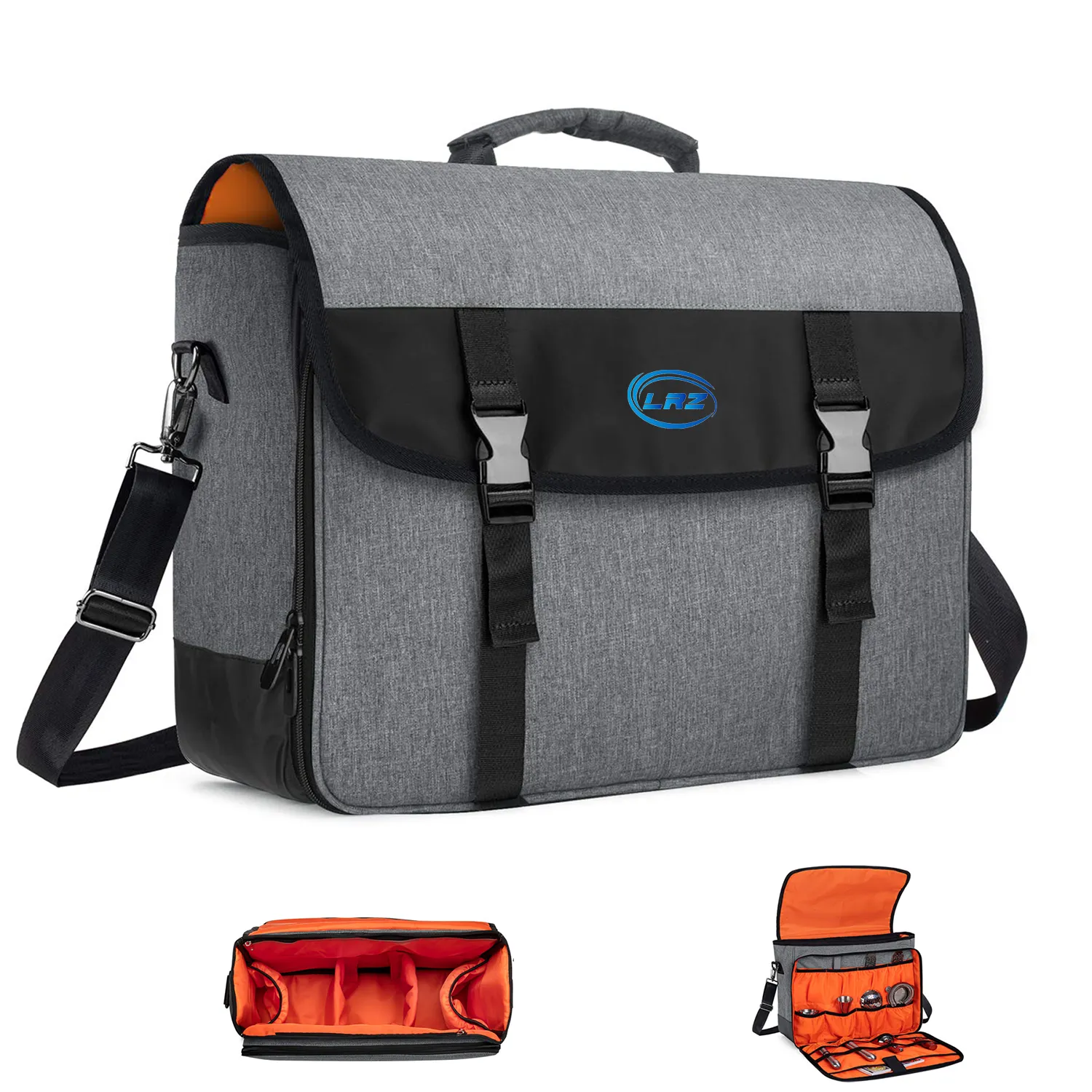 Bartender Travel Bag w/Padded Compartments for Wine Bottles 3