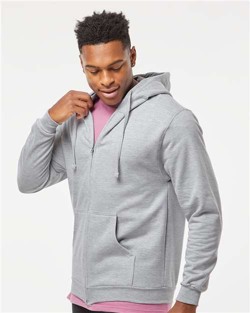Unisex Full-Zip Hooded Sweatshirt - 331 89