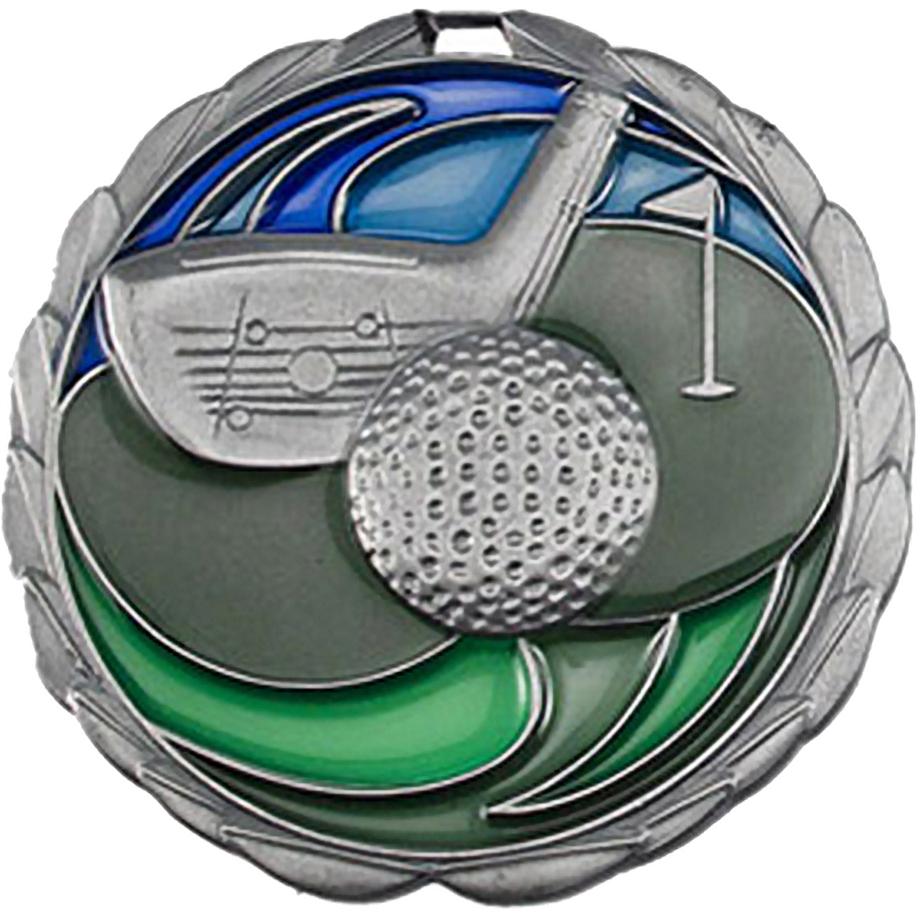 Stock Color Medals: Golf 2