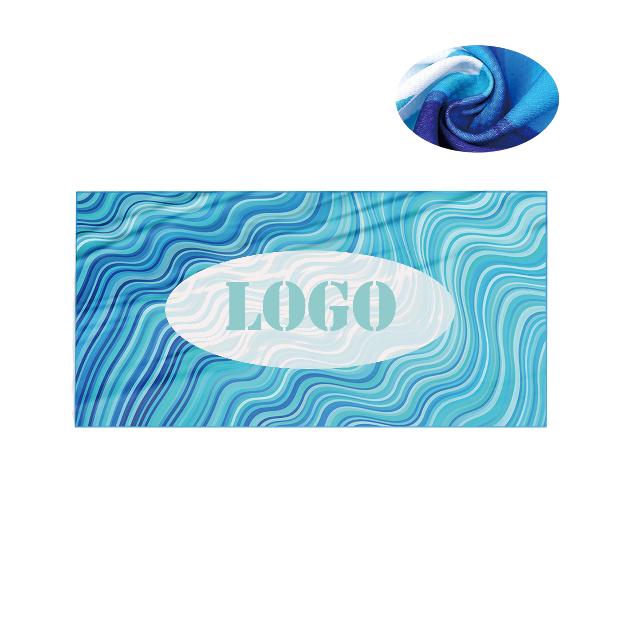 Full-color Custom Beach Towel 3