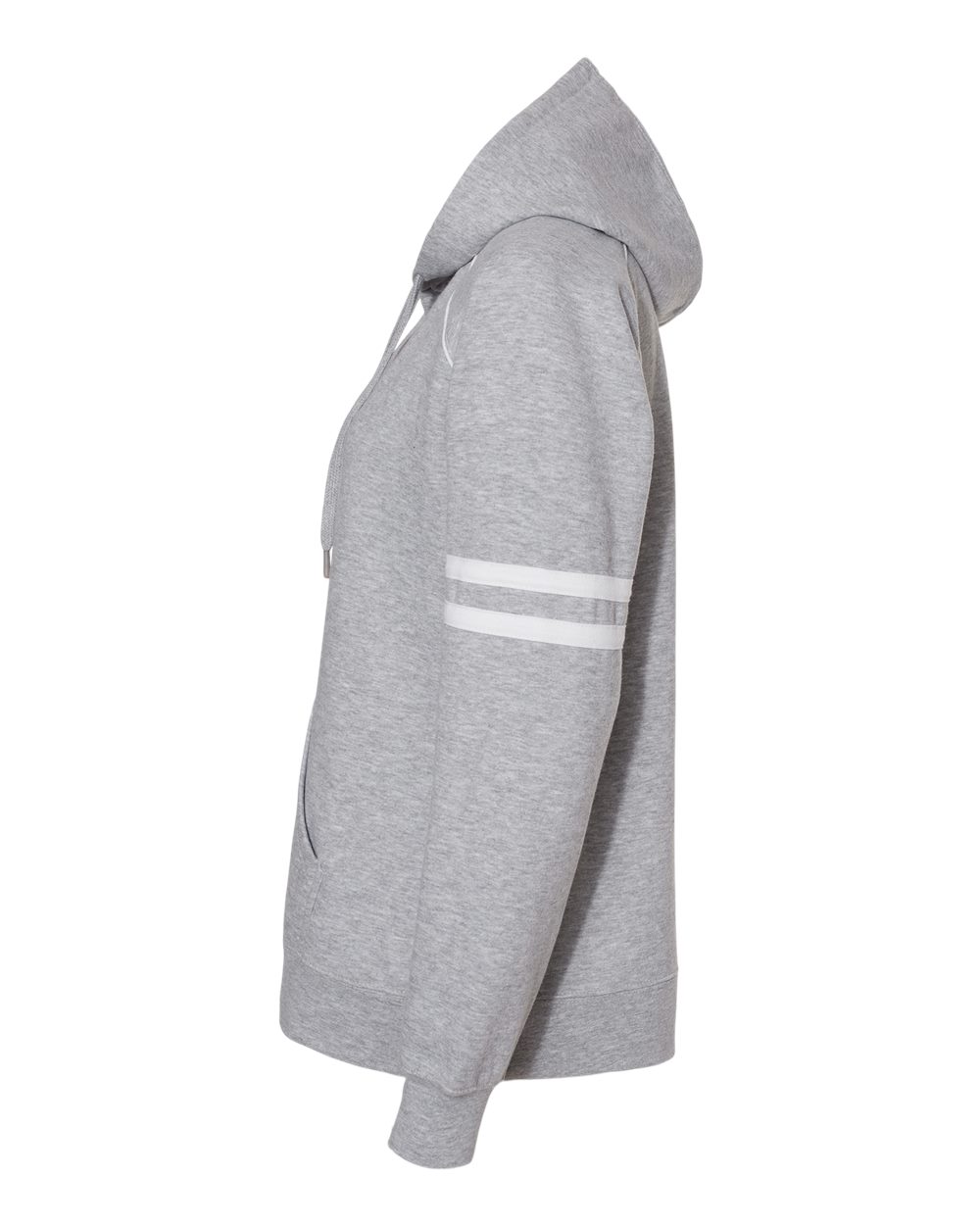 Women's Varsity Fleece Piped Hooded Sweatshirt - 8645 47