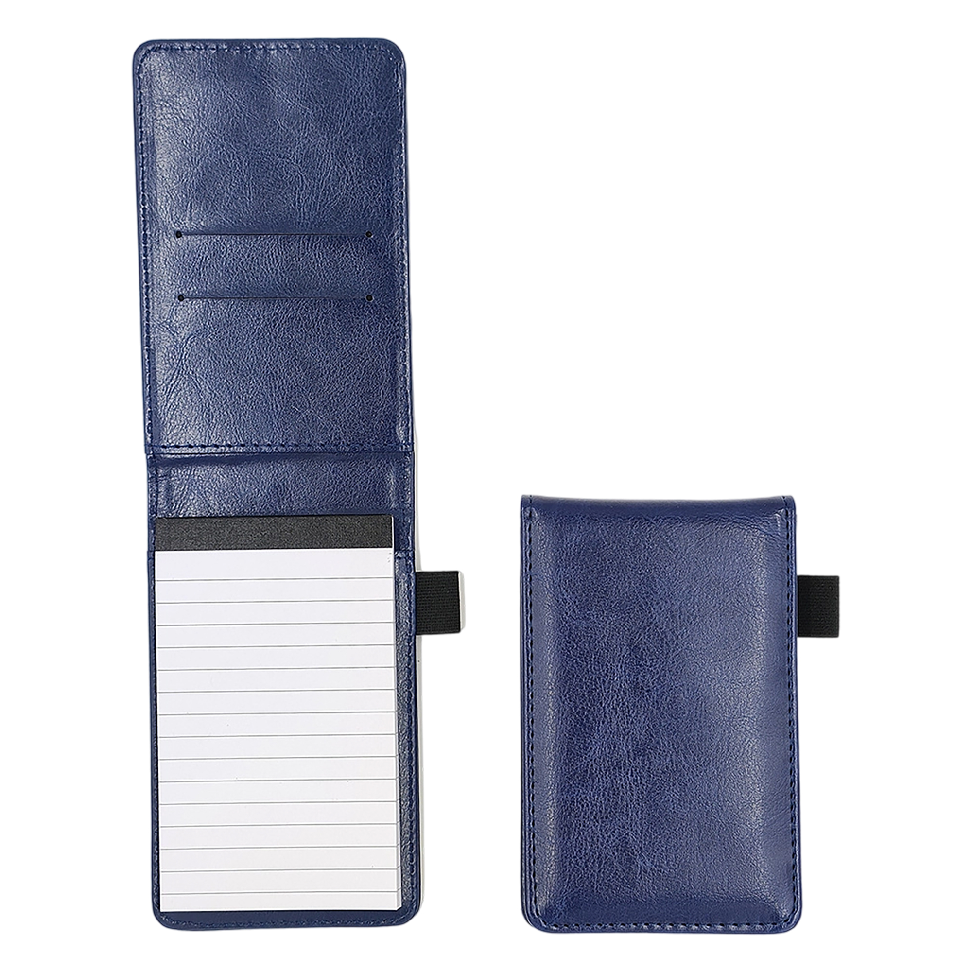 Premium Leather Mini Pocket Notepad Set with Pen Holder 7