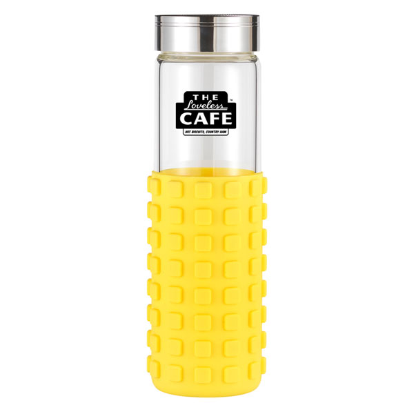 20 oz Silicone Grip Square Bottle 18