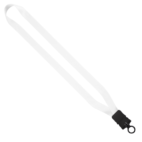 3/4" Dye-Sublimated Lanyard with Plastic Snap-Buckle Release and Plastic O- 3