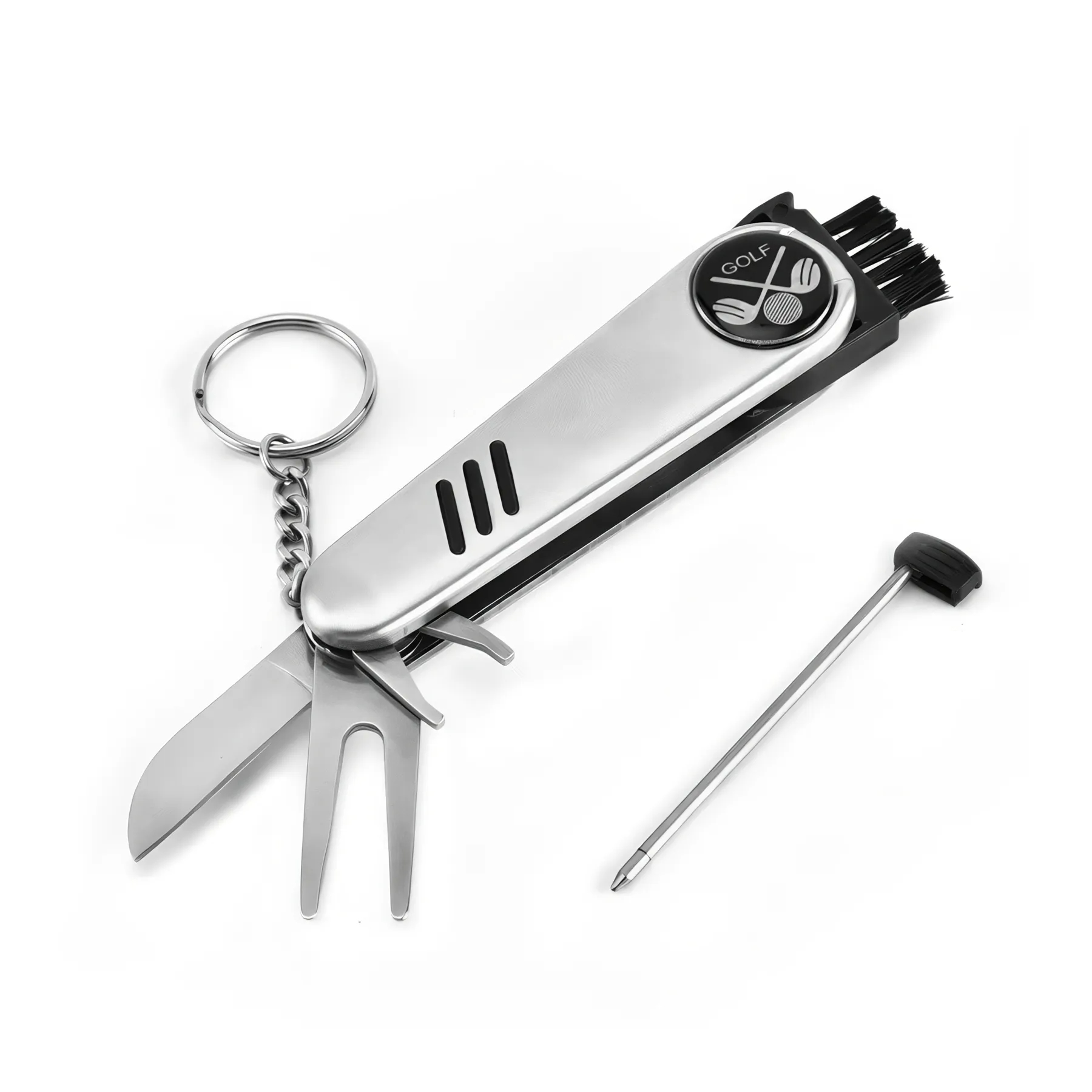 7 In 1 Stainless Steel Pocket Golf Tool Kit 5