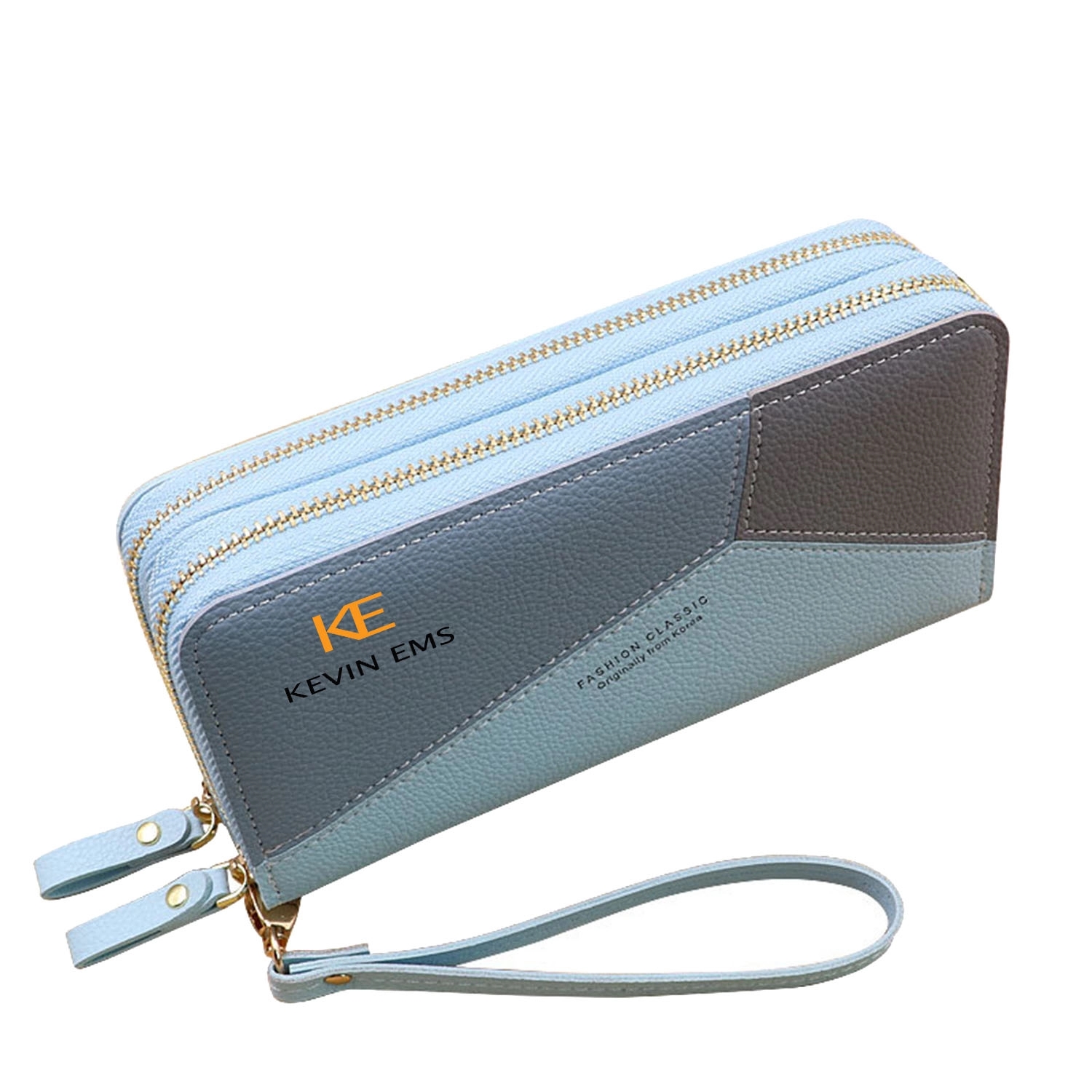 Long Large Capacity Double Zippered Women's Wallet 3