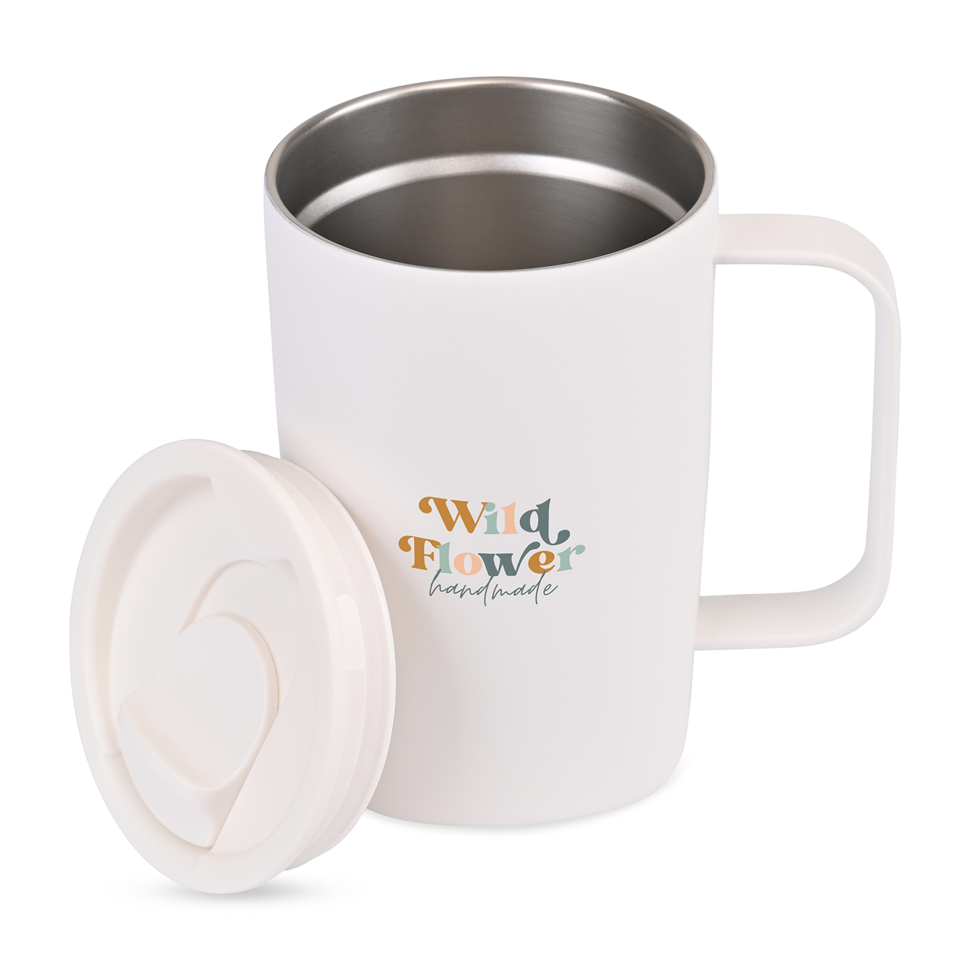 Aviana™ Rowan Recycled Stainless Steel Mug - 15 Oz. 10