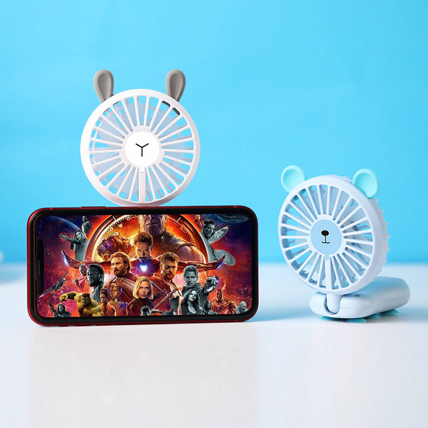 Desktop handheld portable fan 4