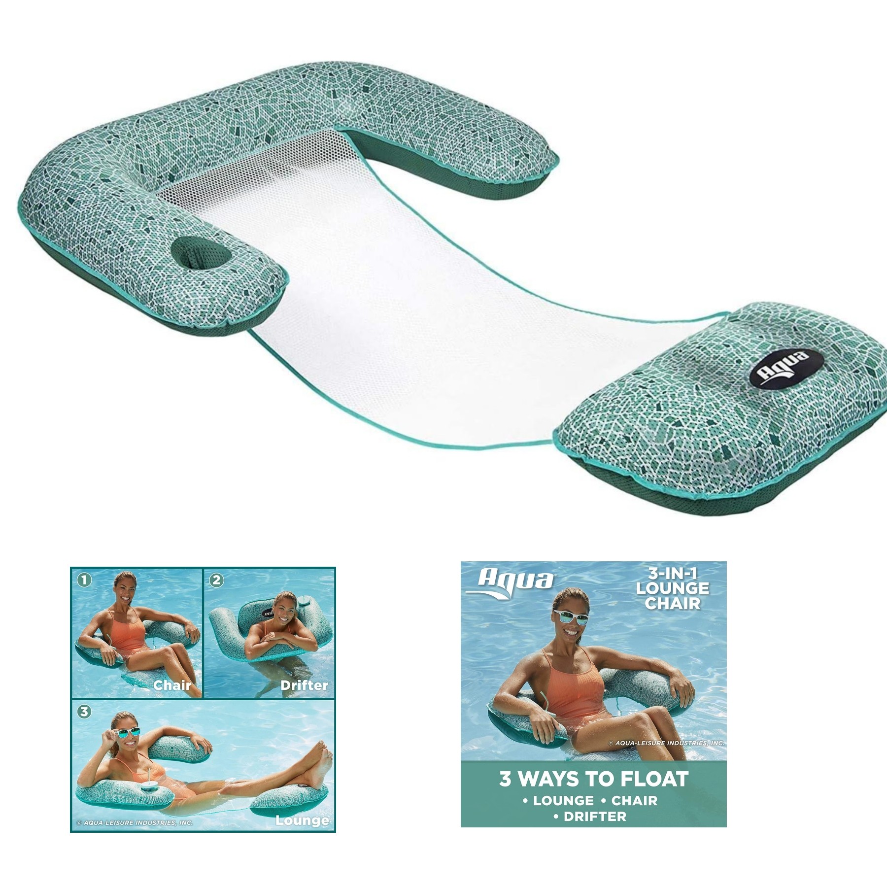 Pool Chair Float Lounge for Adults