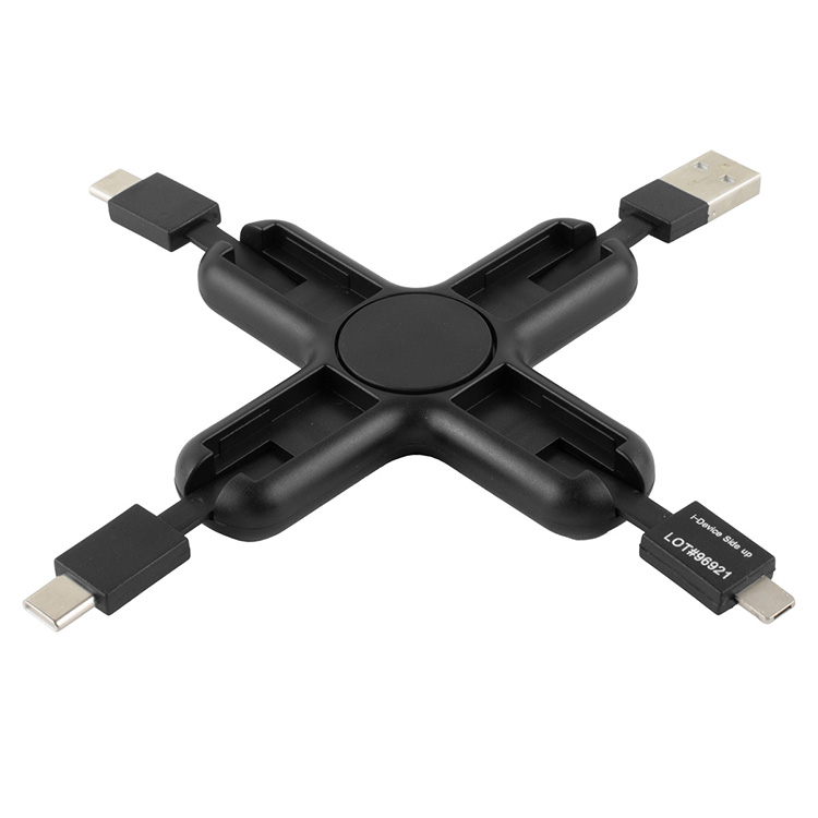 "PLAY & CHARGE 2.0" 5-in-1 Cell Phone Charging Cable Spinner 18