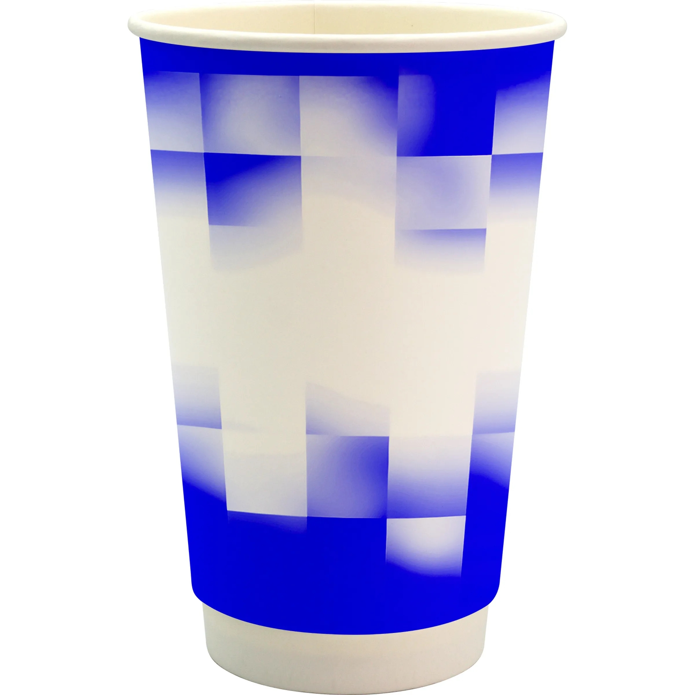16 oz. Full Color Shaded Checkers Paper Cup 19