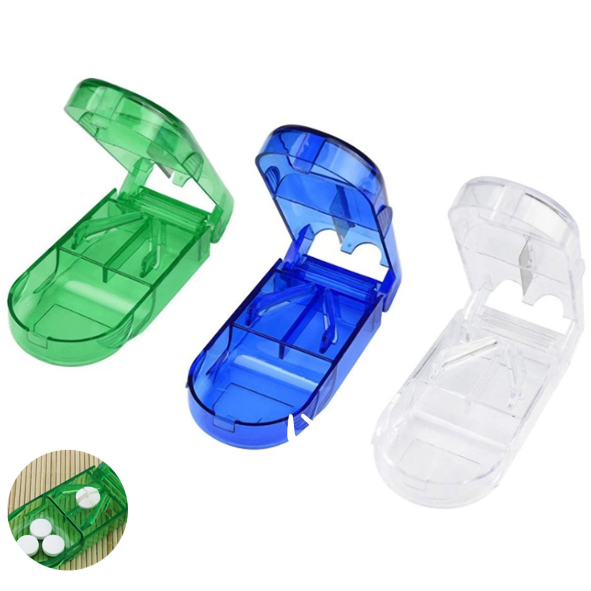 Portable Mini Pill Cutter and Organizer 2
