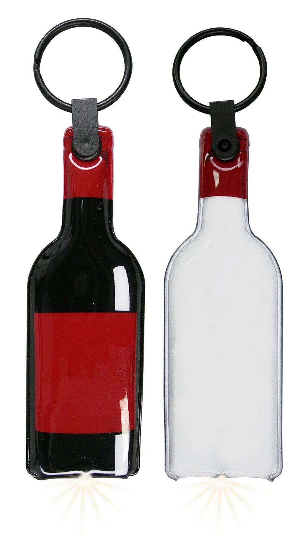 ShapeLights™ Color-A-Shape Key Ring Flashlight (Wine Bottle)
