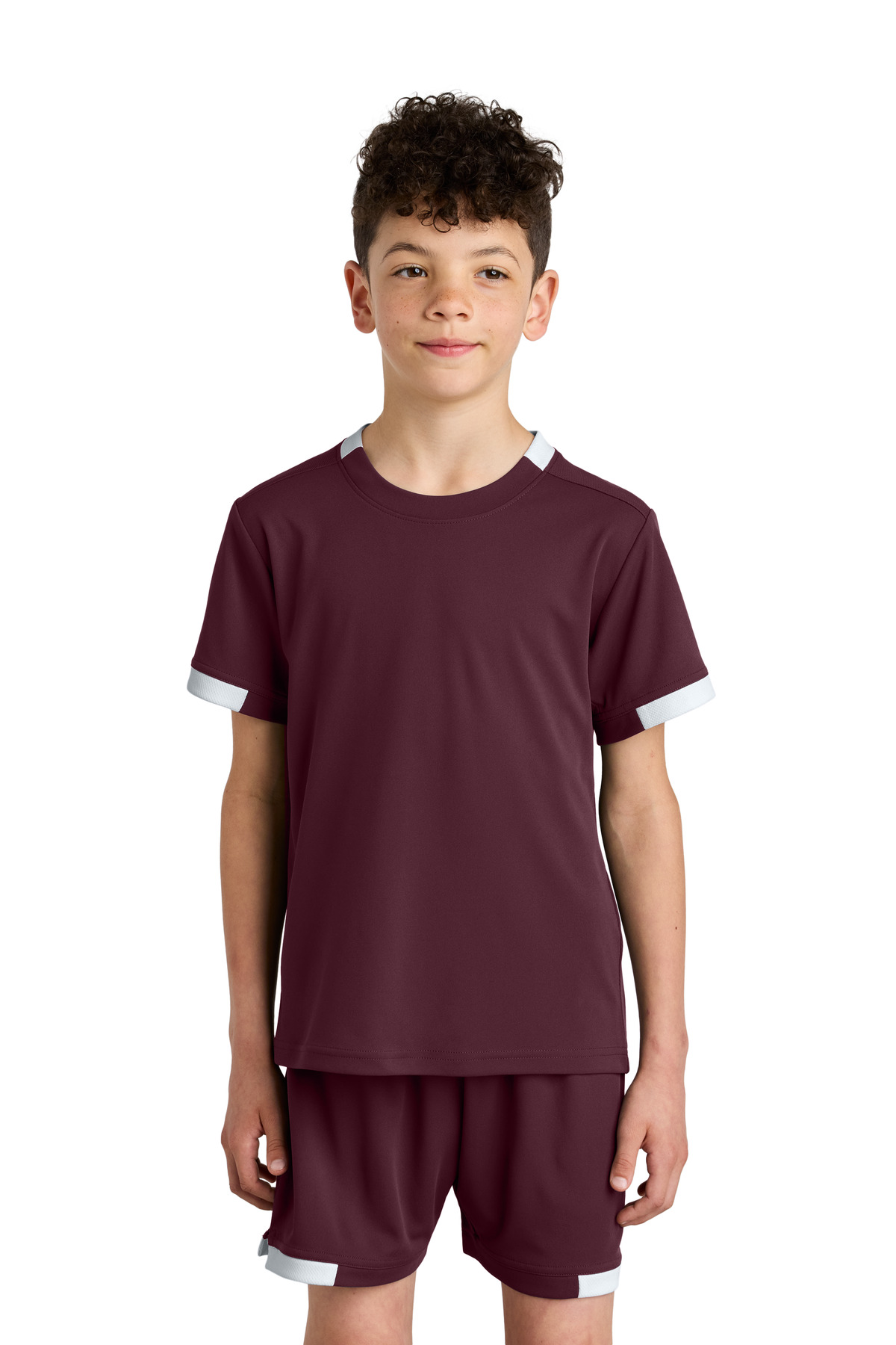 Sport-Tek Youth Club Short Sleeve Crew YST440 87