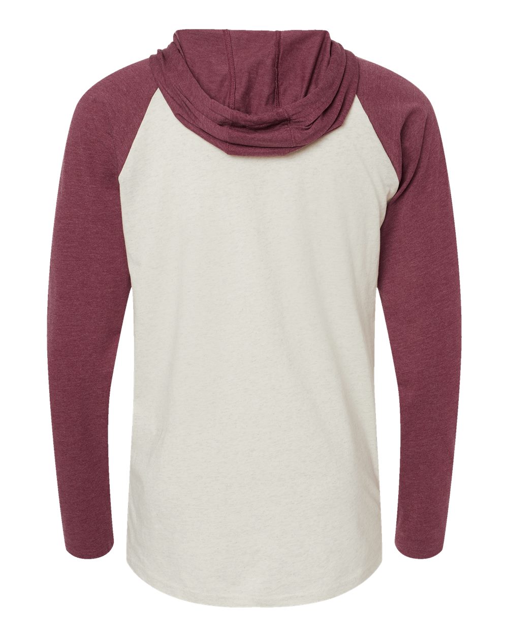 Unisex Fine Jersey Hooded Long Sleeve Raglan Tee - 6917 6