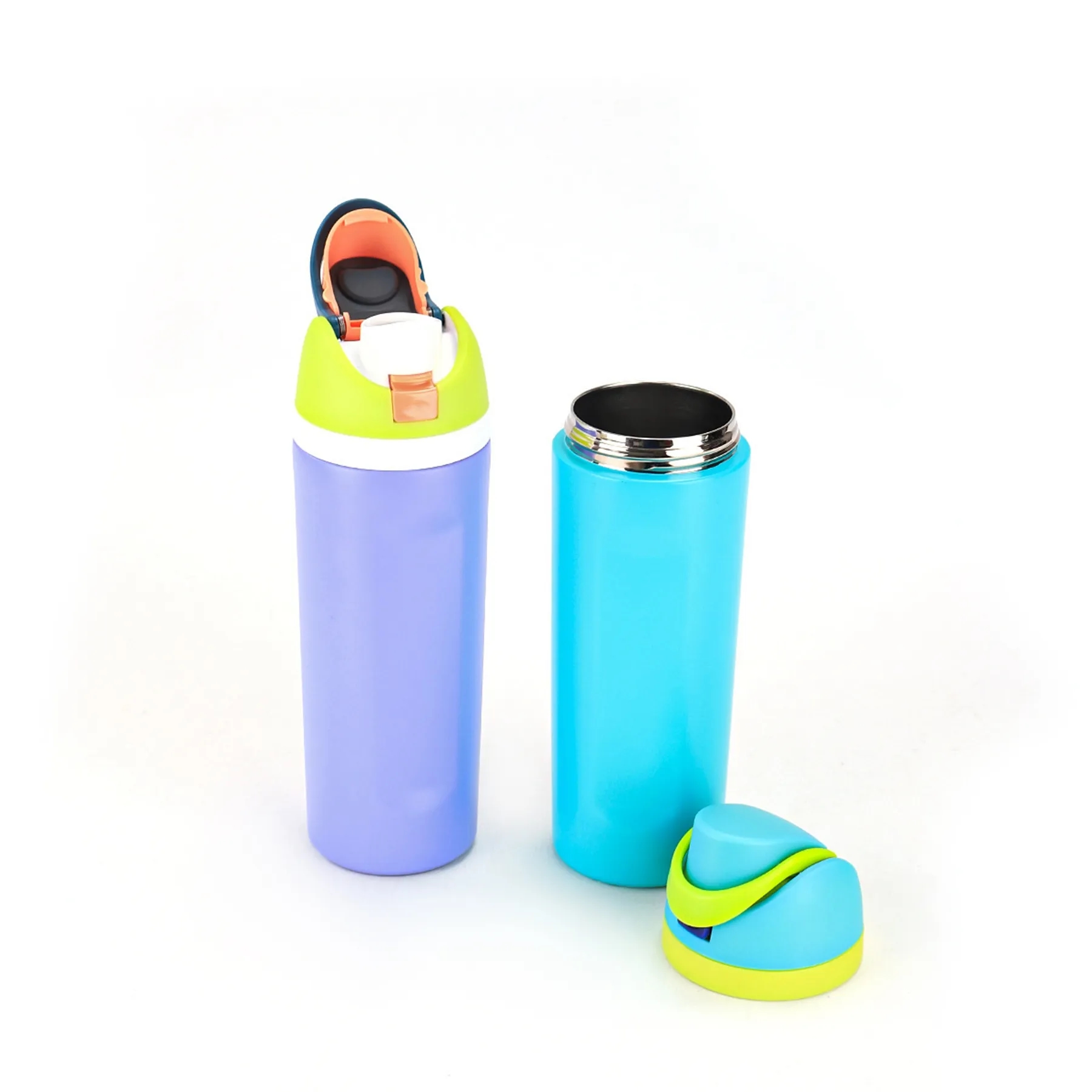 32 Oz. Leak Proof Spout Lid Water Bottle with Straw, custom water bottle with logo imprint 7