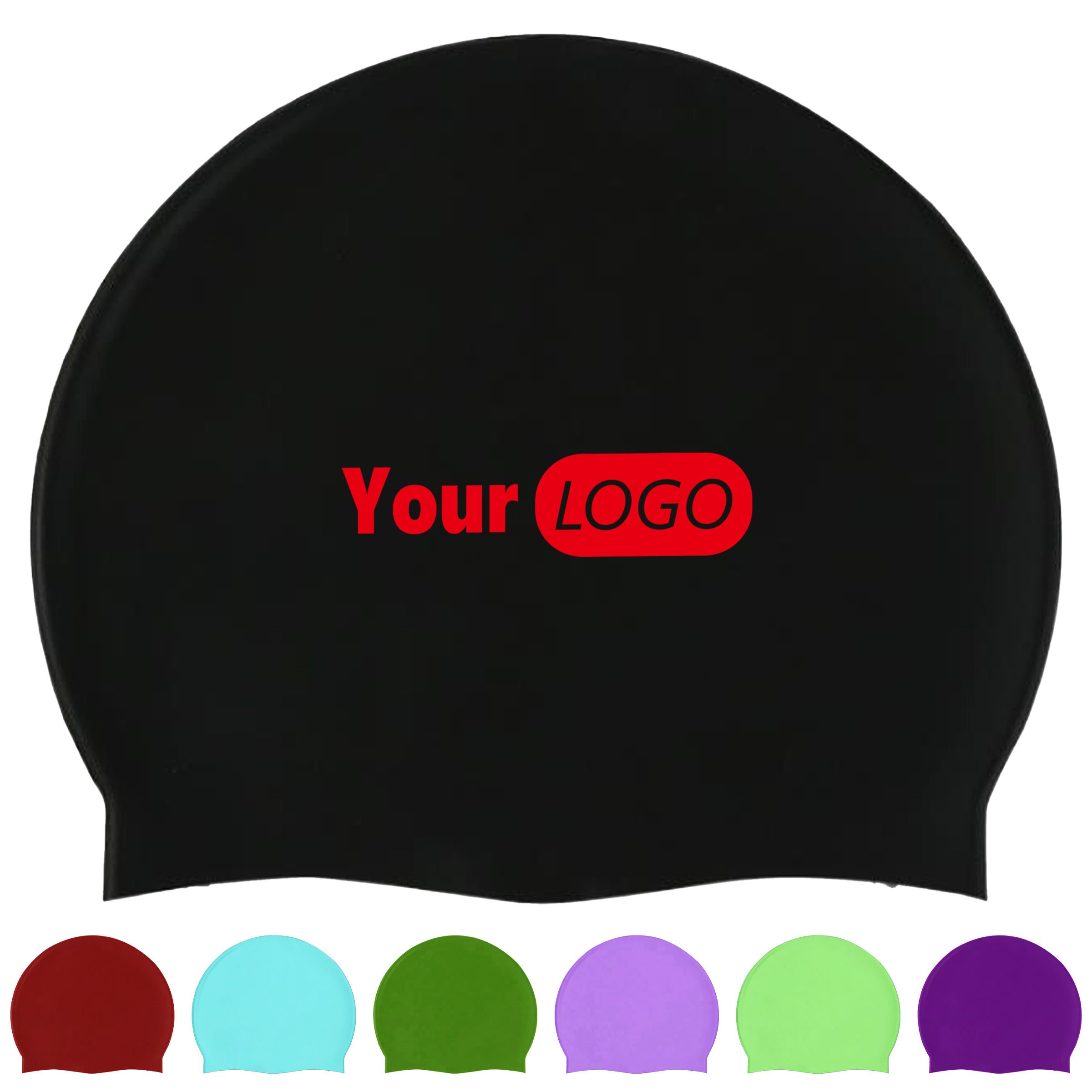 Silicone Comfortable High-Elasticity Soft Silicone Swim Cap For All Swimmers 1