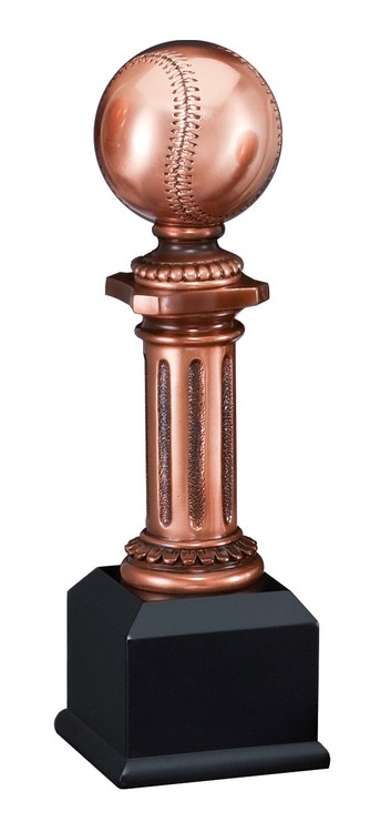Baseball Electroplated Resin Sculpture 2