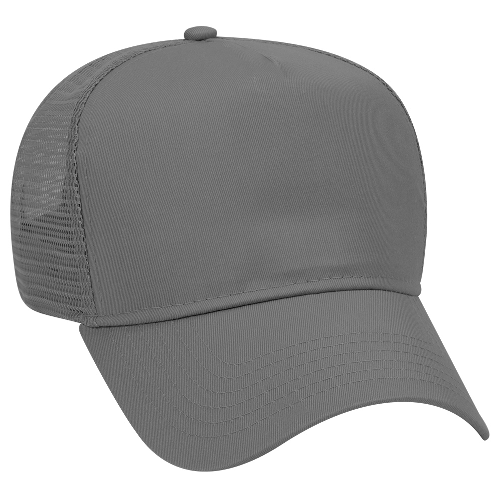 OTTO CAP® 5 Panel Mid Profile Mesh Back Trucker Hat 13