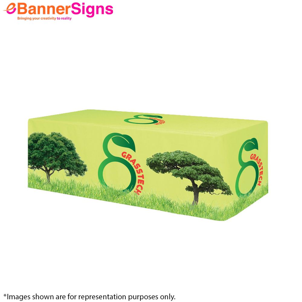 Fitted Table Cover (4-Sided Closed Back) 2