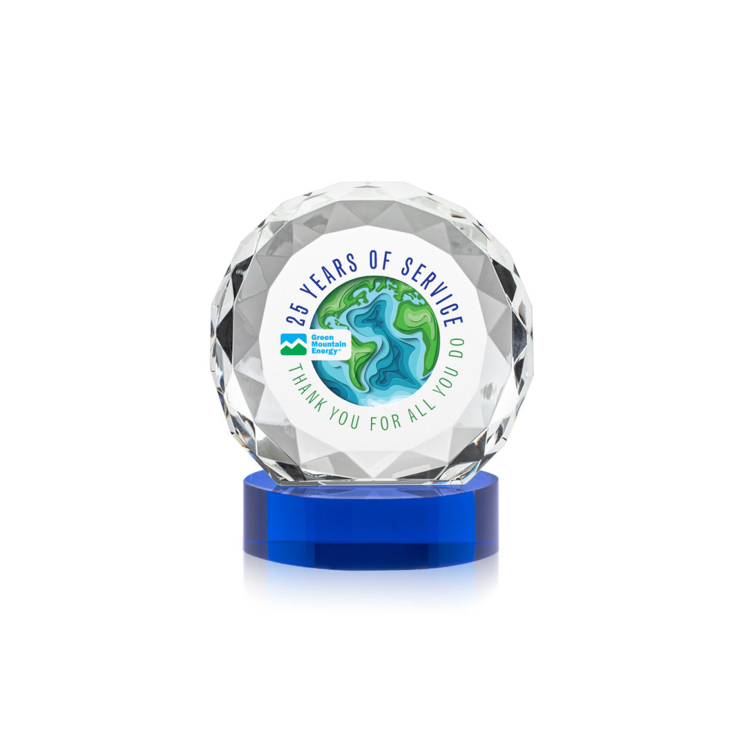 Seville VividPrint™ Award on Alberton Base - Blue 7