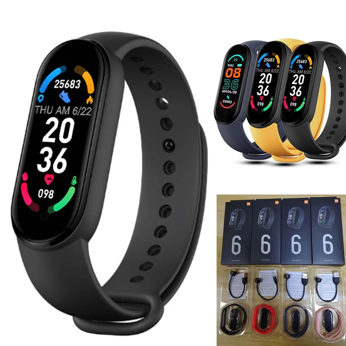 Activity Fitness Tracker Watch 6
