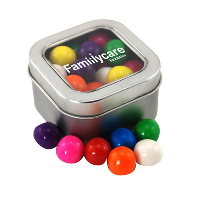 Window Tin with Gumballs 1
