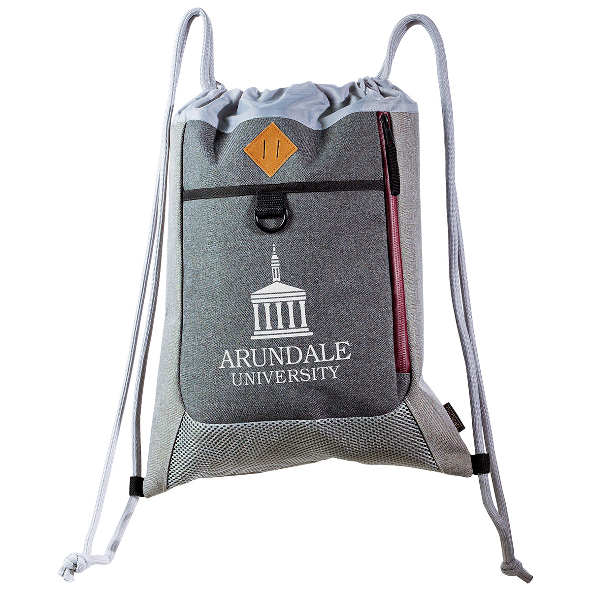 Bordeaux Polycanvas Drawstring Bag by Taroko™ 3