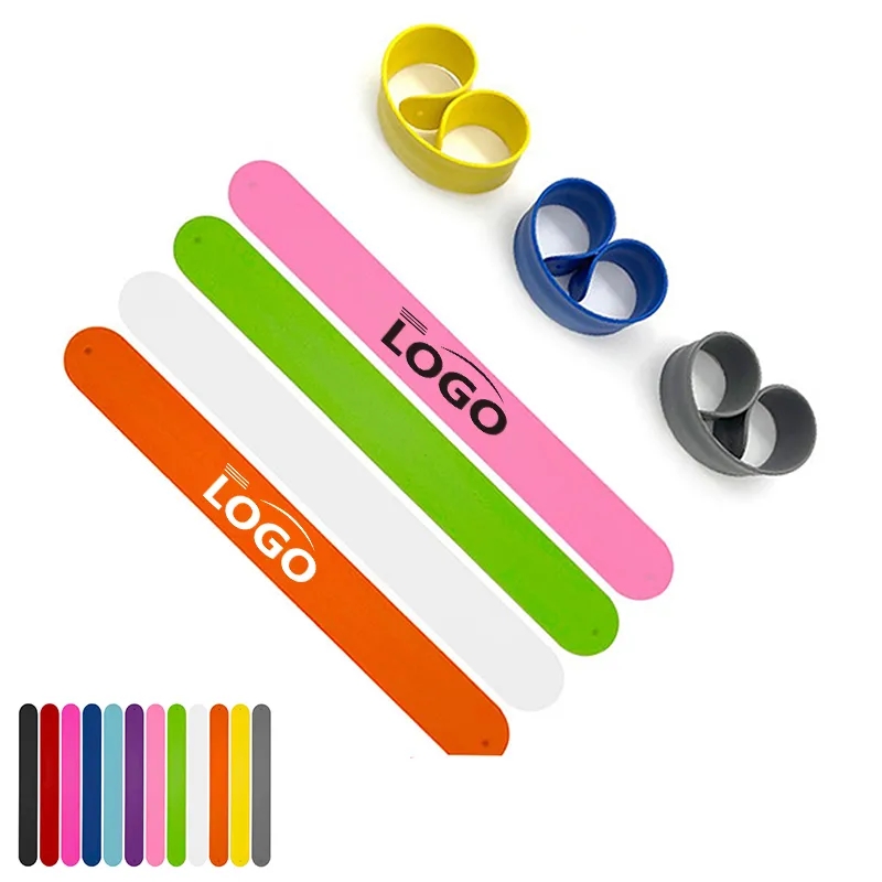 Silicone Slap Bracelet / Wristband Patted Wrist