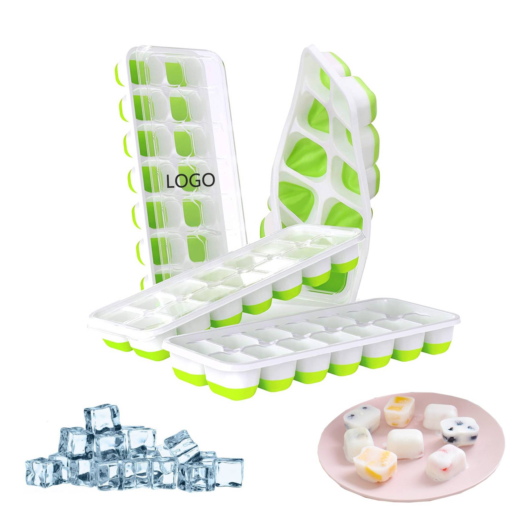 Silicone Ice Cube Trays 2