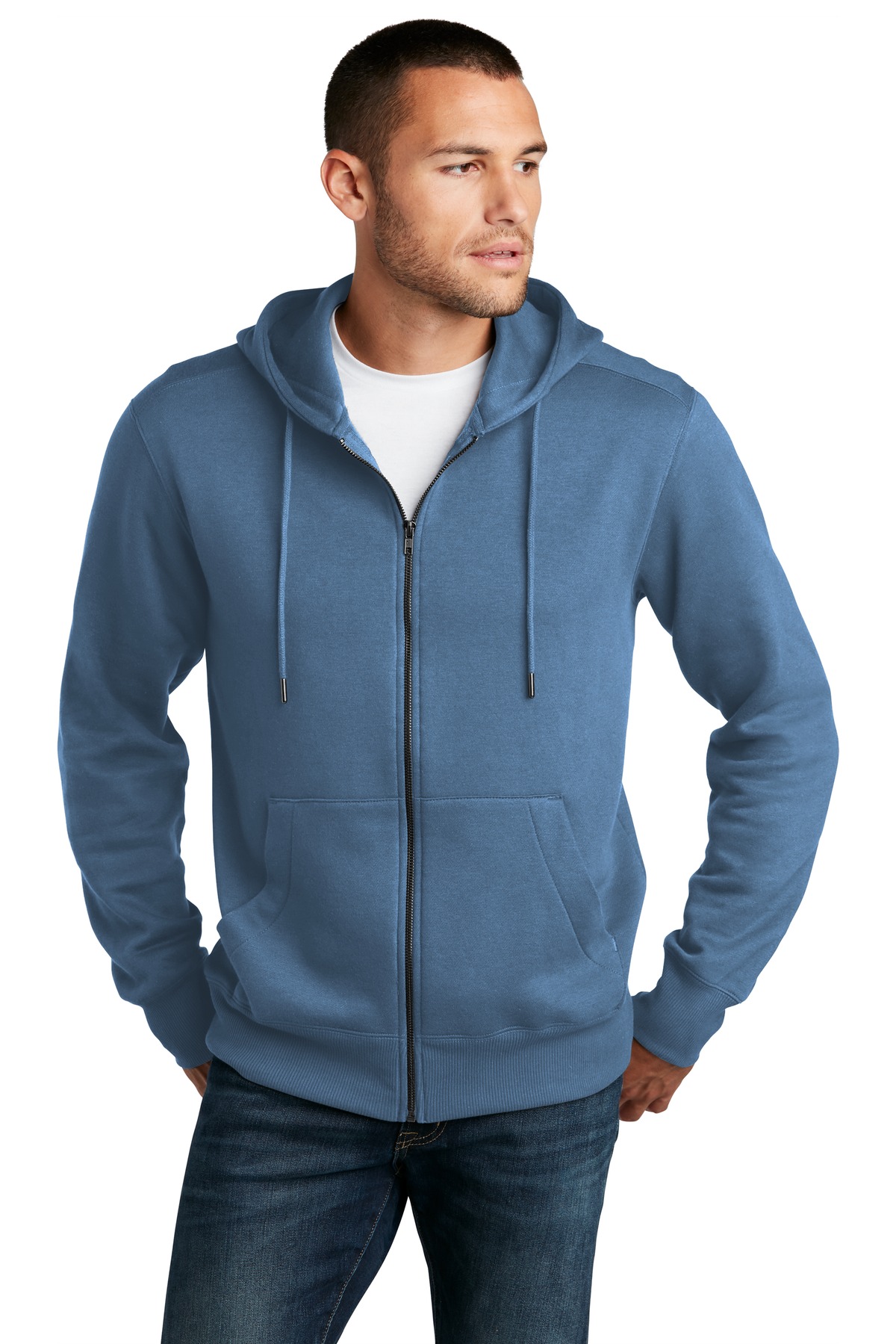District® Perfect Weight Fleece Full-Zip Hoodie 38