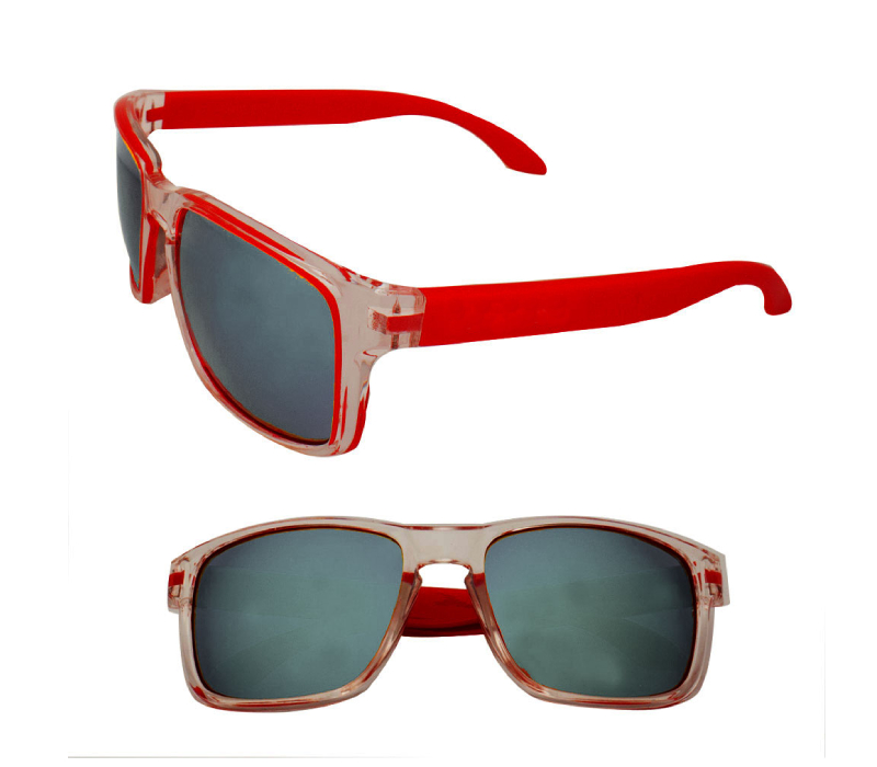 Two-Tone Mirror Lenses Polycarbonate Sunglasses 4