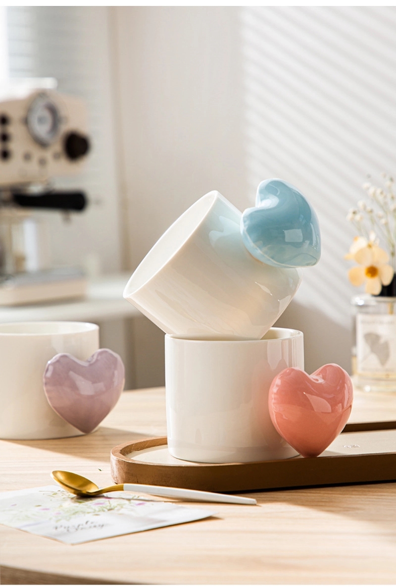 Ceramic Mug Souvenirs & Water Cup Three-Dimensional Love 17