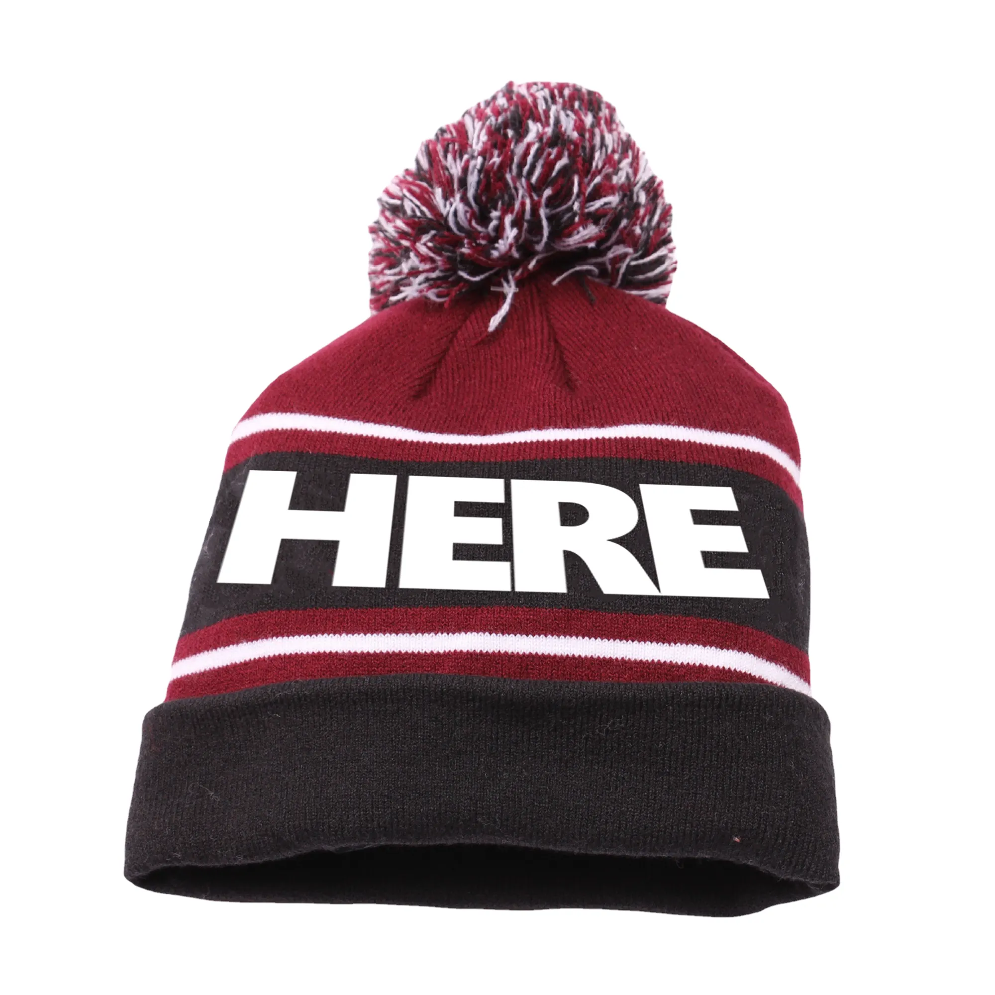 Jacquard Knitted Beanies MOQ 100PCS 2