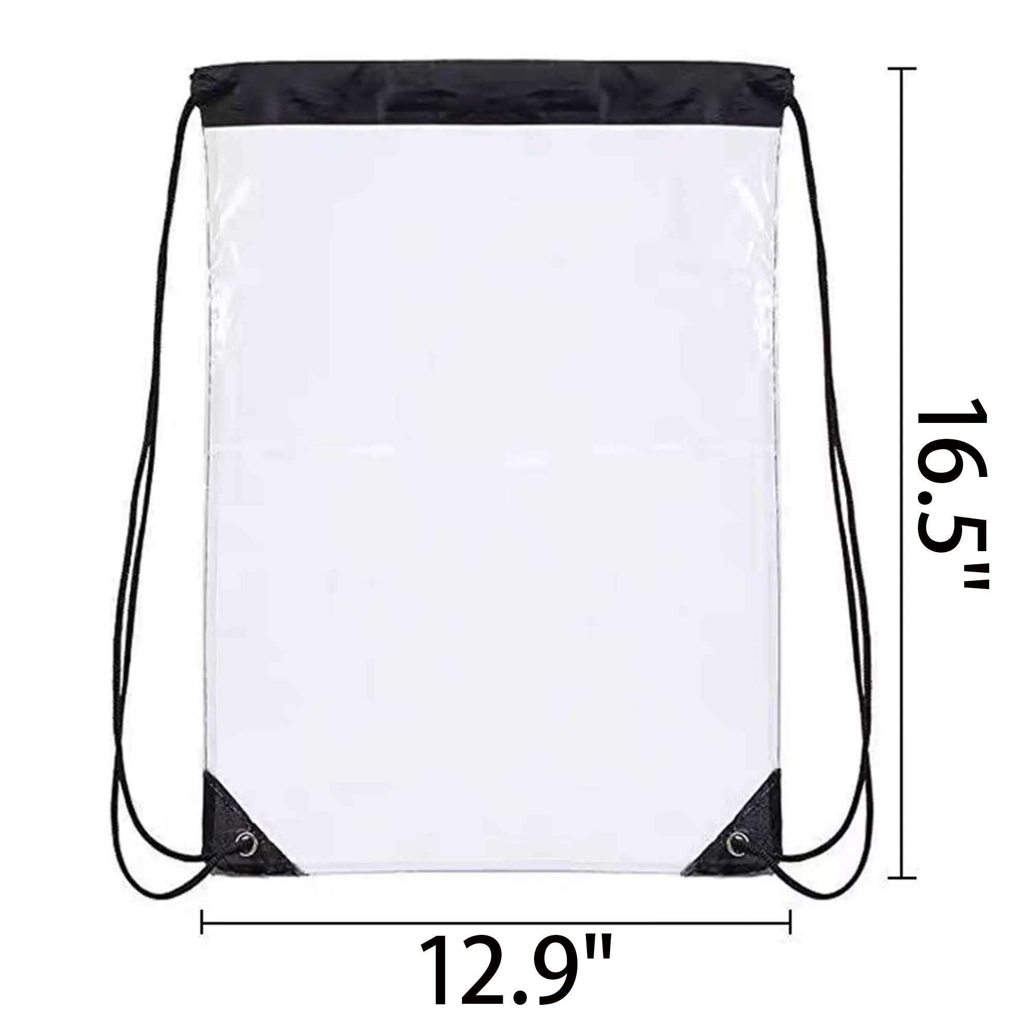 Easy Check Clear Drawstring Bag 1