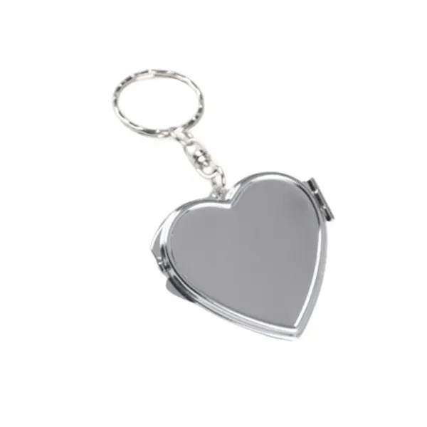 Double-Sided Keychain Mirror - Compact Travel Accessory 3