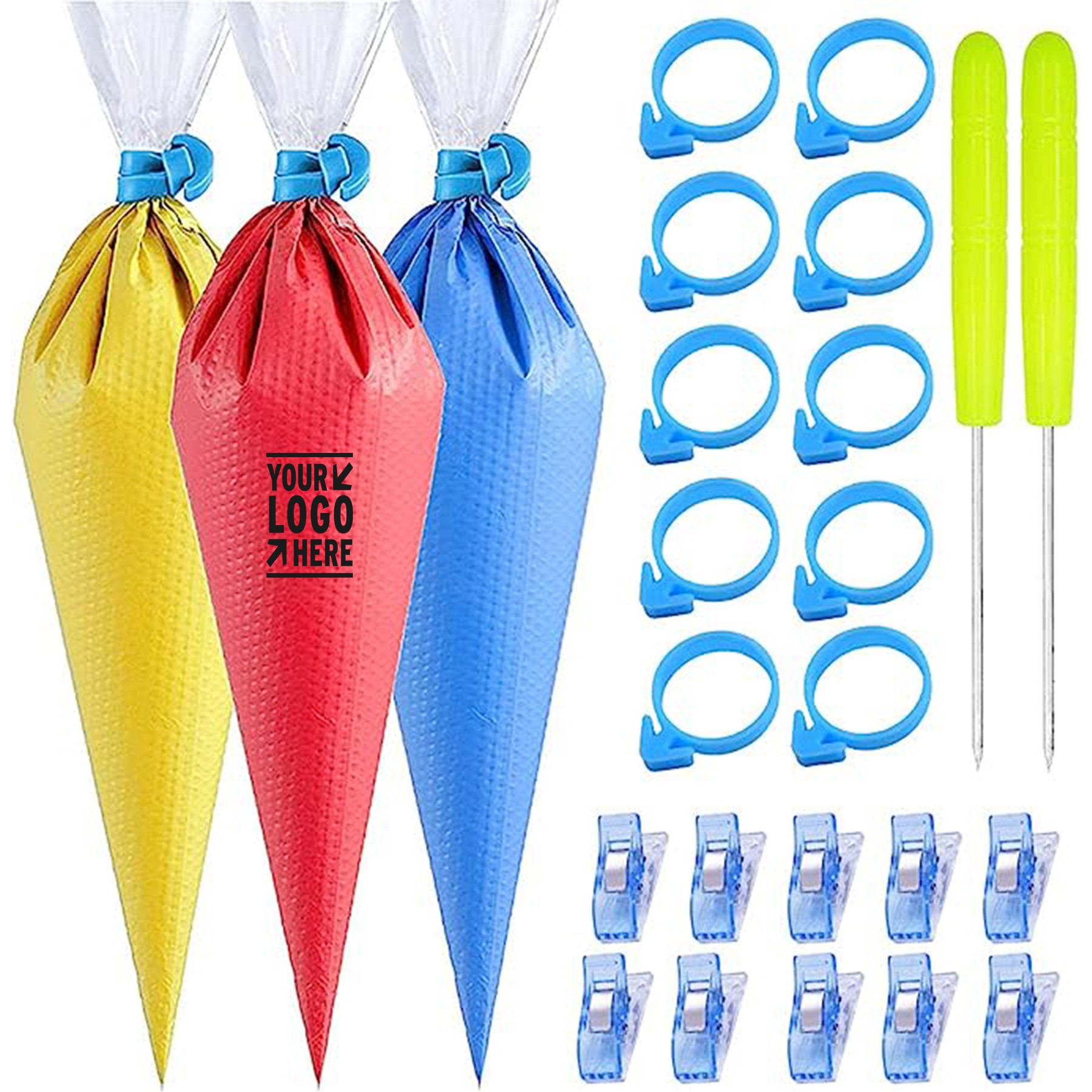 122 Piece Tipless Piping Bags 3