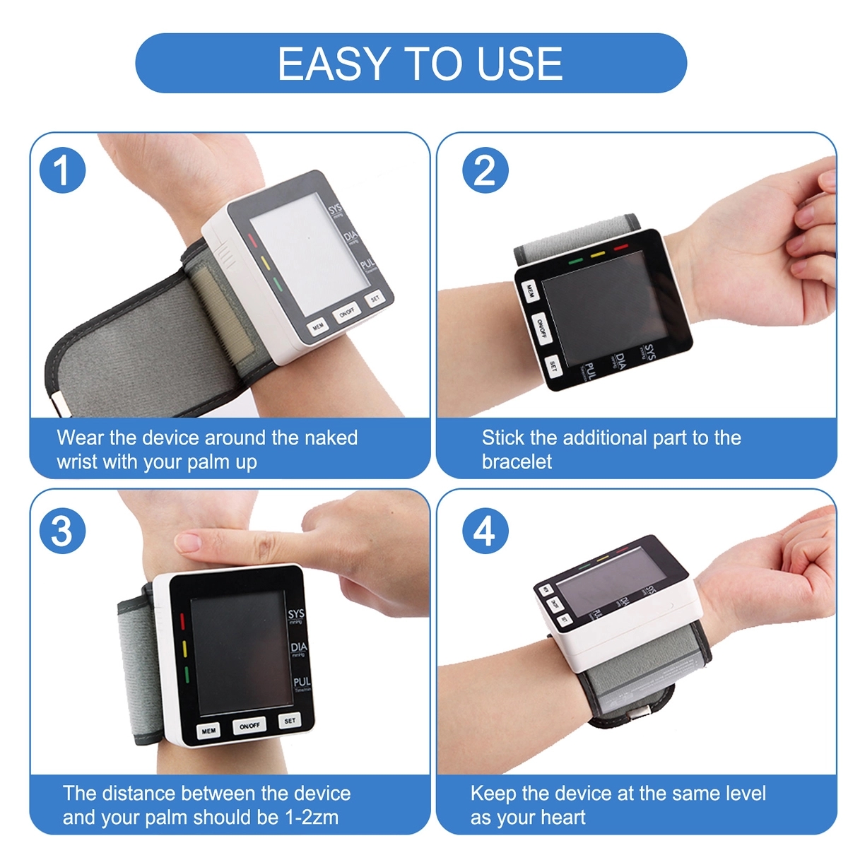 Automatic Wrist Blood Pressure Monitor 2