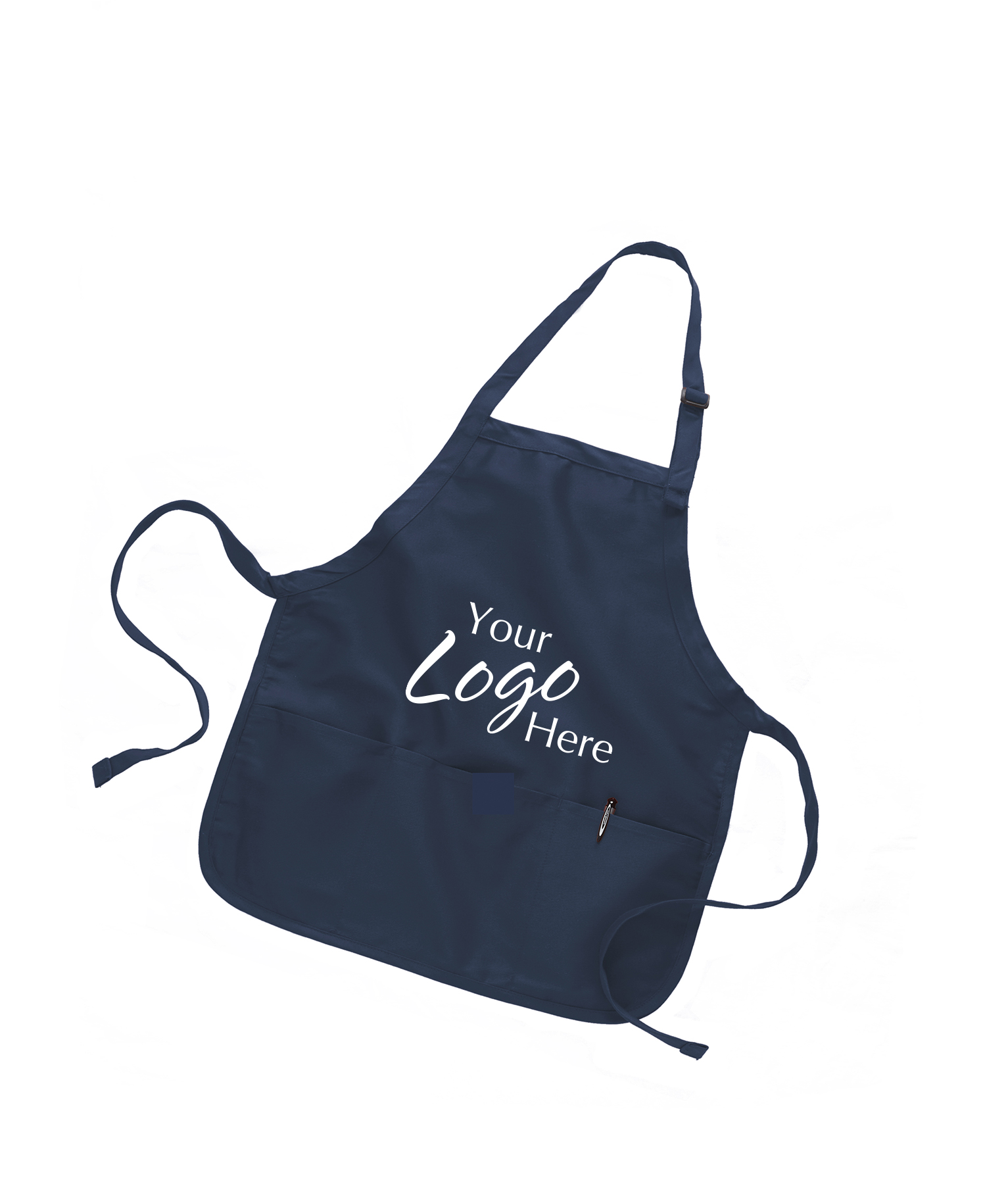 Medium Length Apron with 3 Compartments (22"x24") 13