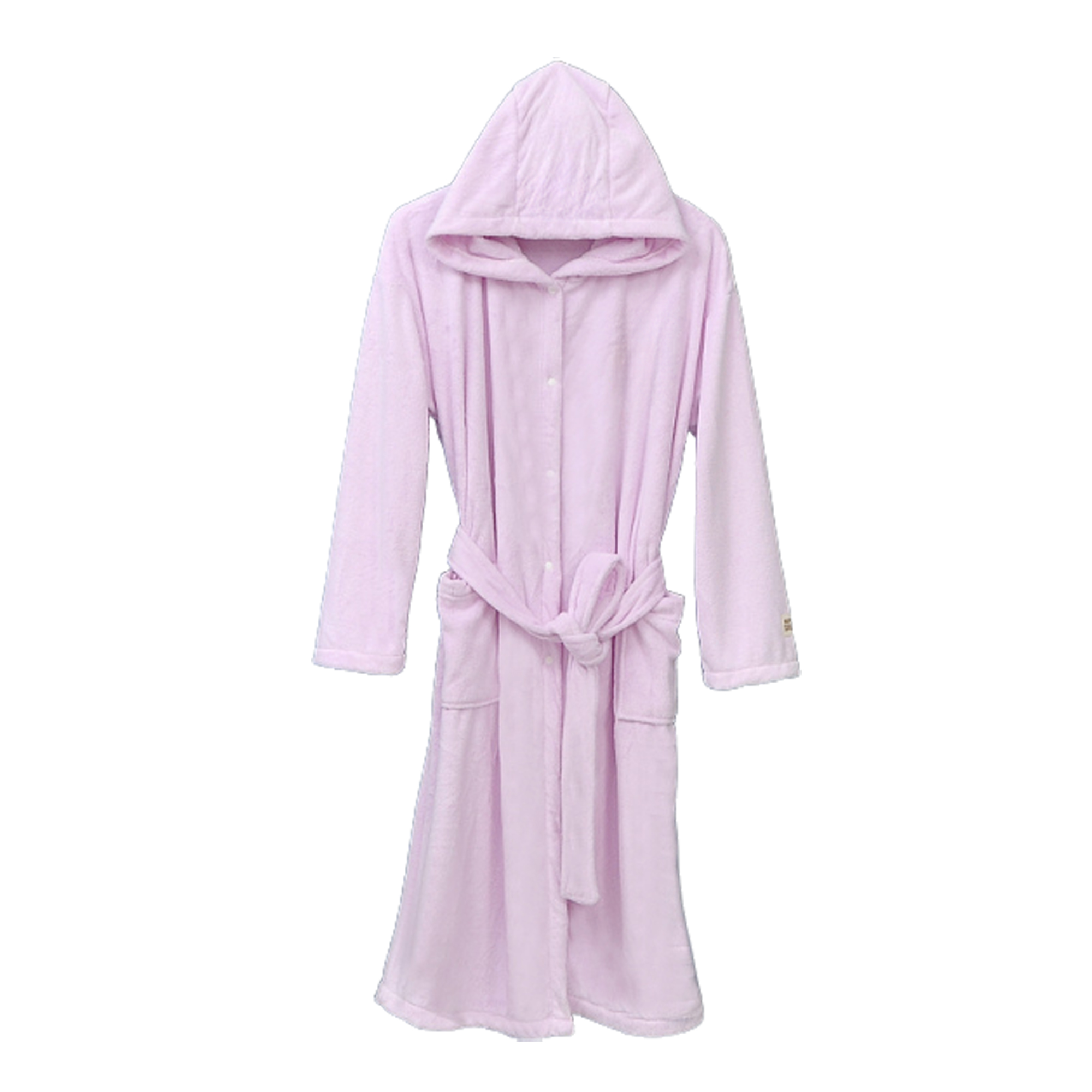 MOQ 25 PCS Stylish Coral Fleece Hooded Bathrobe Nightgown 5