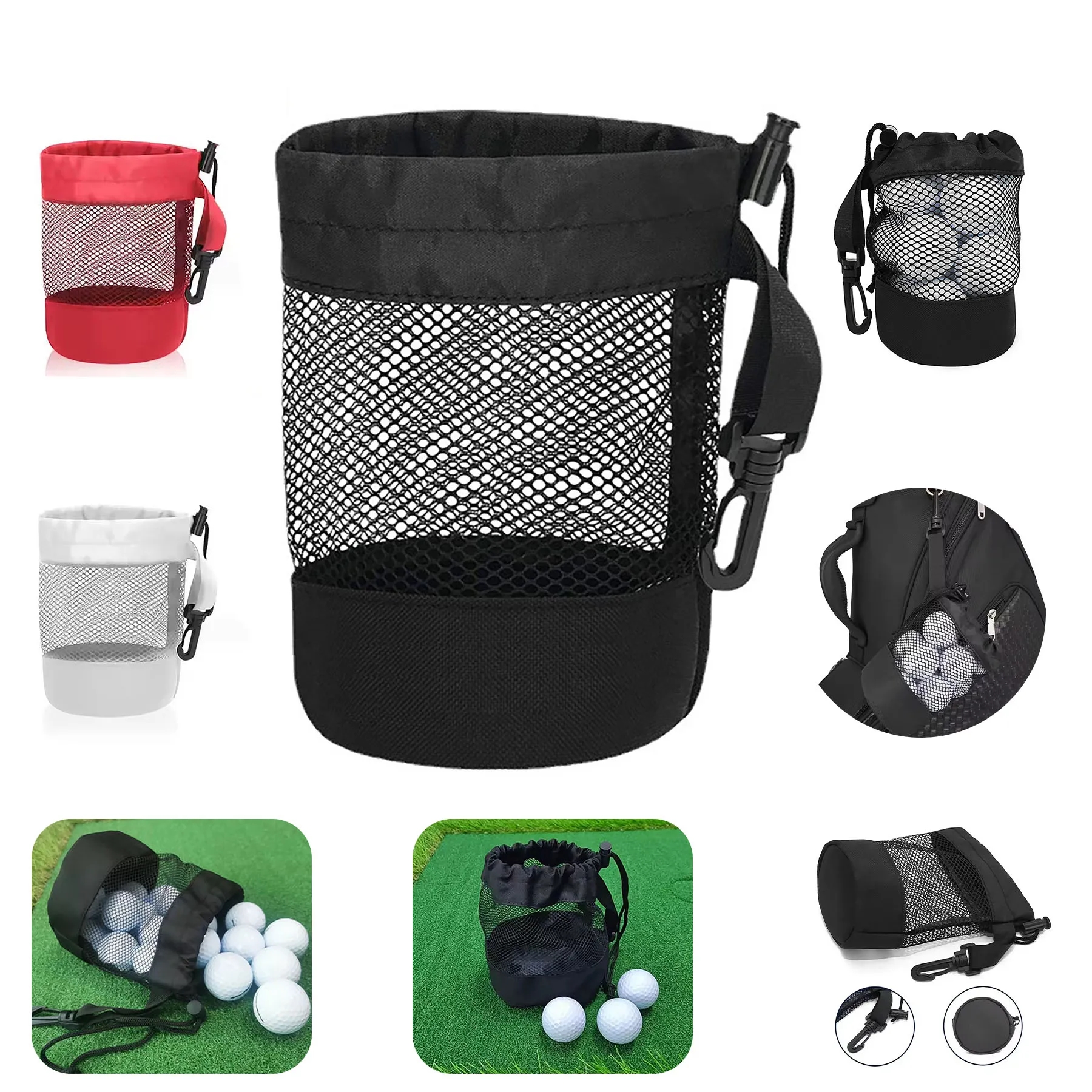 Golf Ball Drawstring Bag 3