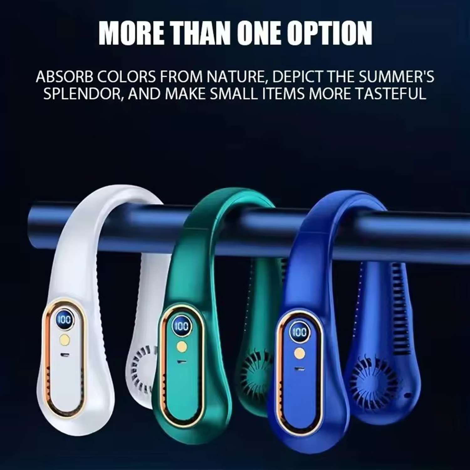Portable USB Rechargeable Neck Fan 3
